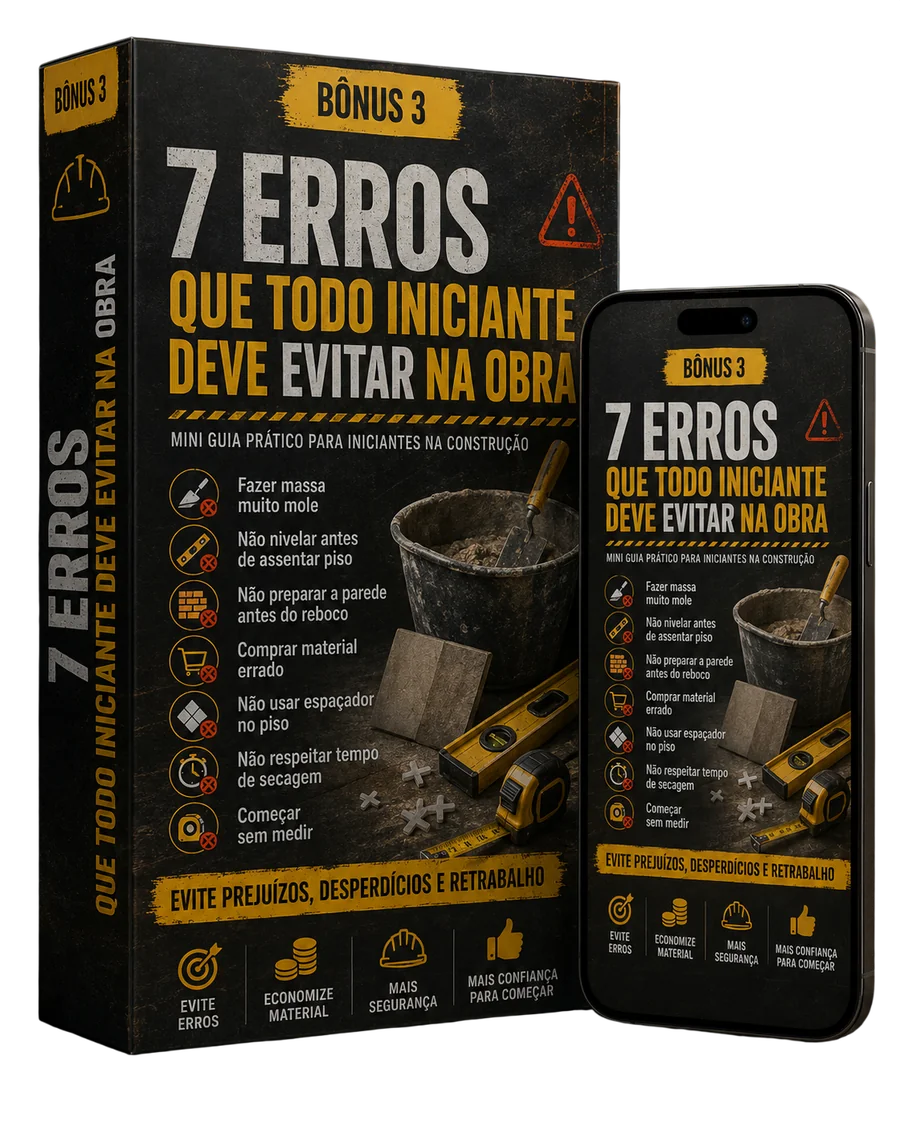 Bônus 3: 7 erros que todo iniciante deve evitar